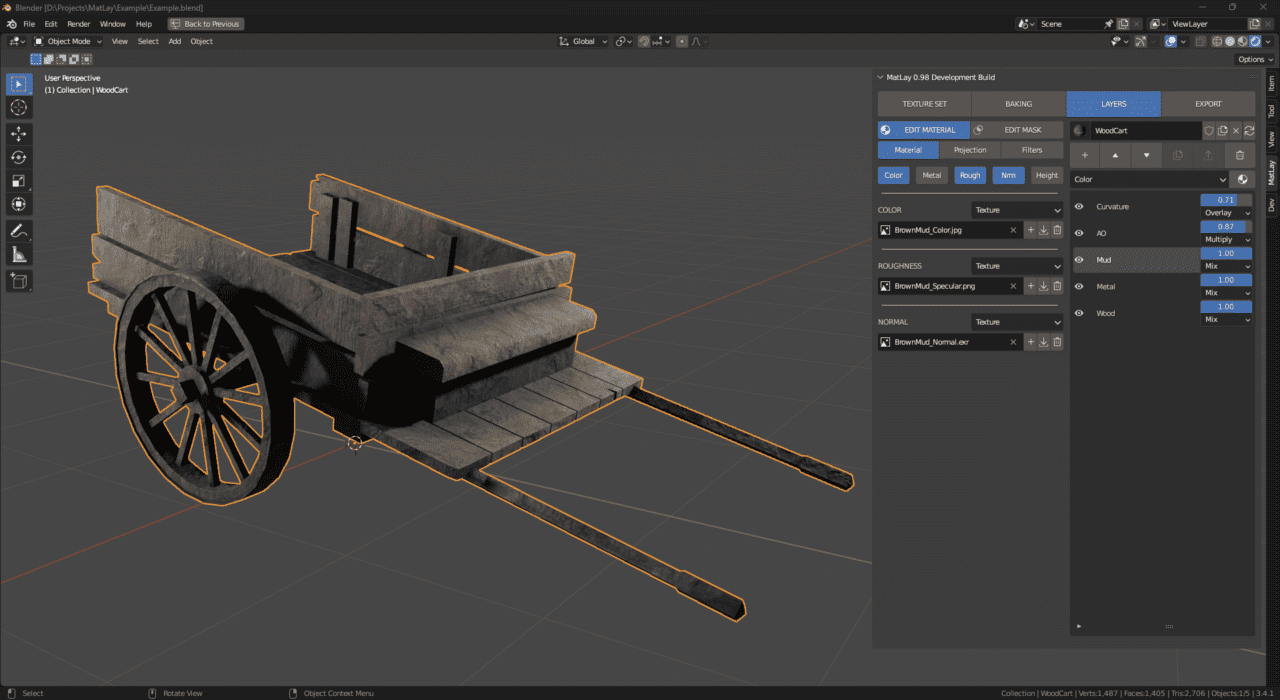 MatLayer 2.0 – 通过简单的图层管理实现材质工作流的Blender免费插件！提升性能、更加稳定并搭载众多新功能的重大更新已发布！