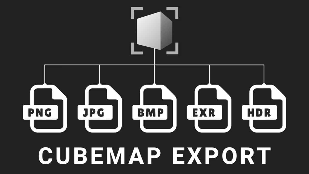 Cubemap Export – 扩展 Unreal Engine 立方体贴图输出格式的免费＆开源插件！除默认 HDR 外还支持 PNG、JPG、BMP、EXR！