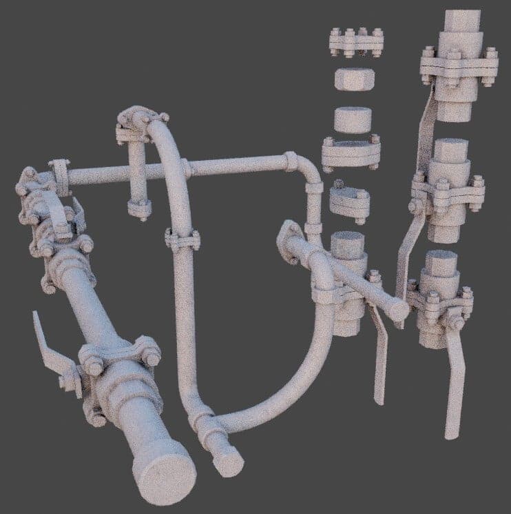 Geonode Pipes – 使用 Geometry Nodes 构建的管道生成器 Blender 文件！免费公开！