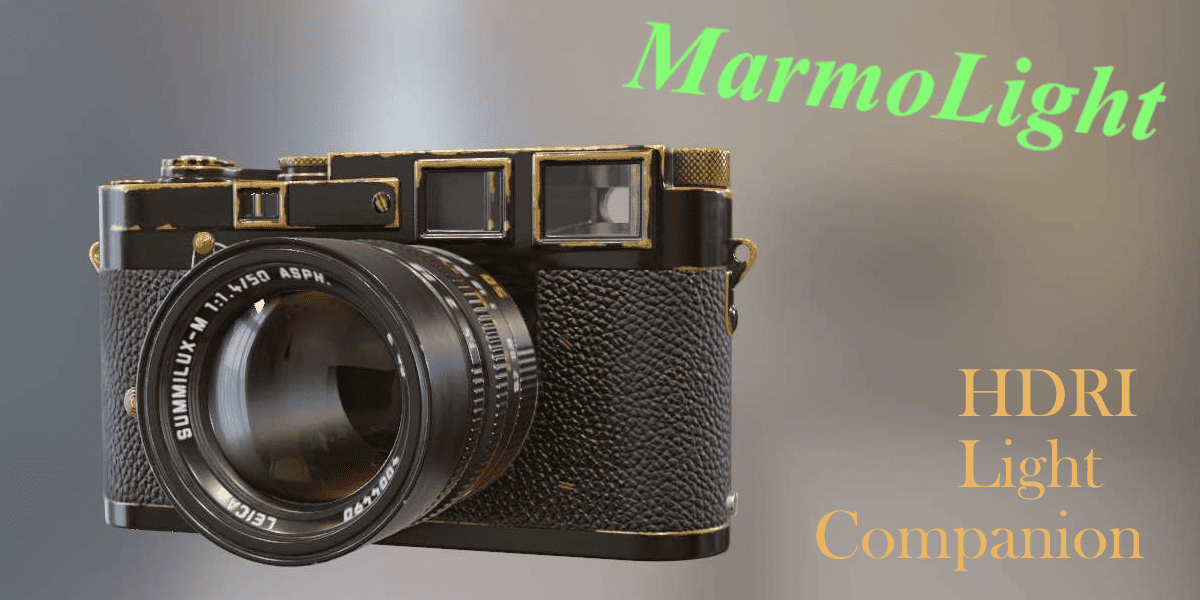 Marmolight——让你在 Blender 中实现类似 Marmoset Toolbag 利用 HDRI 的灯光摆放式照明场景构建的插件登场！
