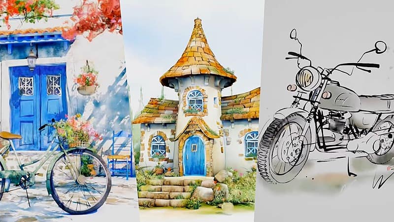 DP Sample Files – 利用 Grease Pencil 制作立体绘画，以及在《Blender的基础在线课程》中广为人知的 GAKU 正在开发中的 GP 活用插件『Deep Paint』制作的作品样本 3 个文件免费公开中！