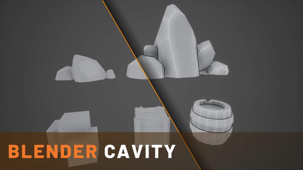 Cavity Blender Post Process – 将 Blender 视口用 cavity 着色器在 Unreal Engine 5 的后处理上复现的 HLSL 着色器插件！