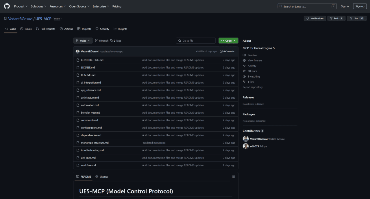 【注意】UE5-MCP – 可与Claude等对话式生成AI联动的MPC（Model Context Protocol）的Unreal Engine对应版在Github上公开！【假仓库？】