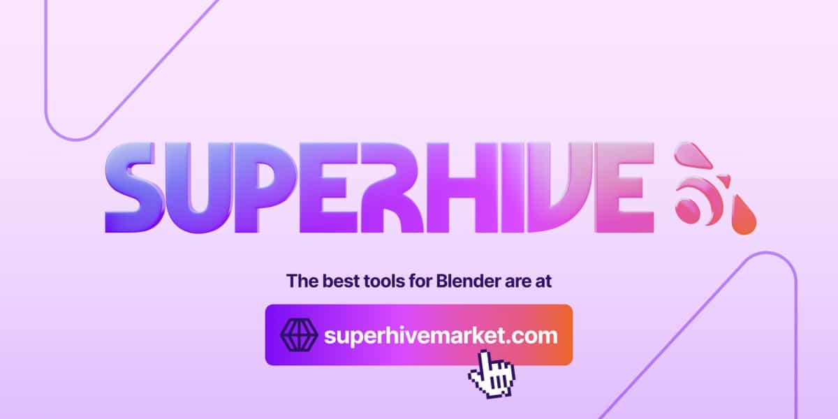 Blender Market 现已更名为 Superhive – Blender插件与资产销售大站「Blender Market」变成了「Superhive」！