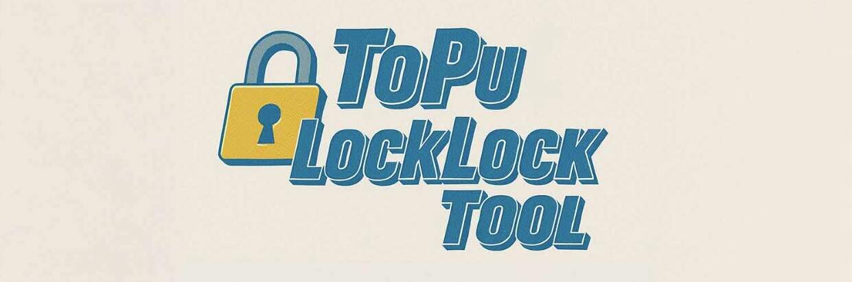 ToPu_LockLockTool – 通过快捷键操作可切换对象透明＋不可选择，或瞬间锁定顶点的免费 Blender 插件！已在 Github 上公开！