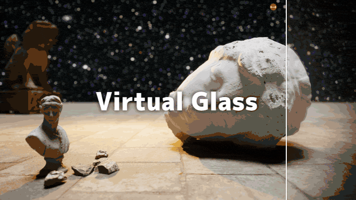 Virtual Glass – 在 Unreal Engine 5 的路径追踪器中再现真实光学折射并表现真实散景感的 3D 虚拟镜头！85mm 镜头可免费下载！