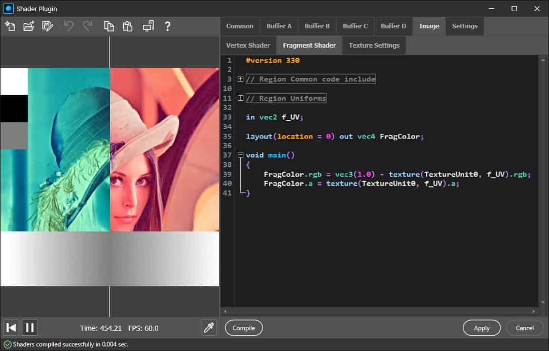 Photoshop用 Shader Plugin v2.0 – 可在 Photoshop 上使用 GLSL 着色器进行图像处理的插件！支持实时渲染的最新重大更新！免费且已开源发布！