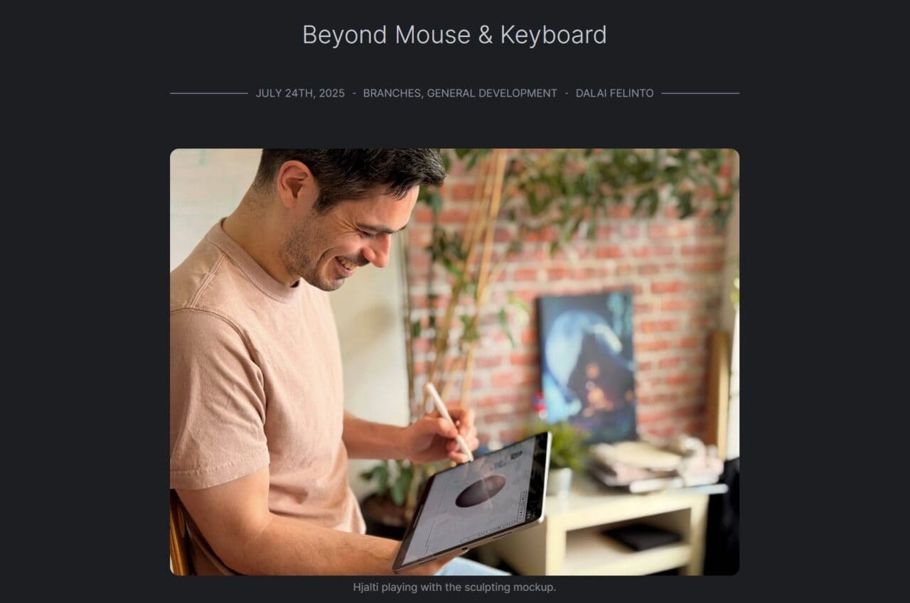 Blender for iPad – Blender即将登陆平板！？面向 iPad 的项目启动！