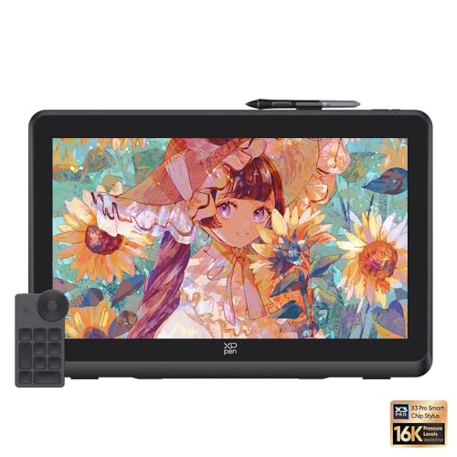 XPPen 液タブ 21.5インチ 液晶タブレット 2.5k QHD 大画面 Calman認証ディスプレイ X3 Proペン 左手デバイ...