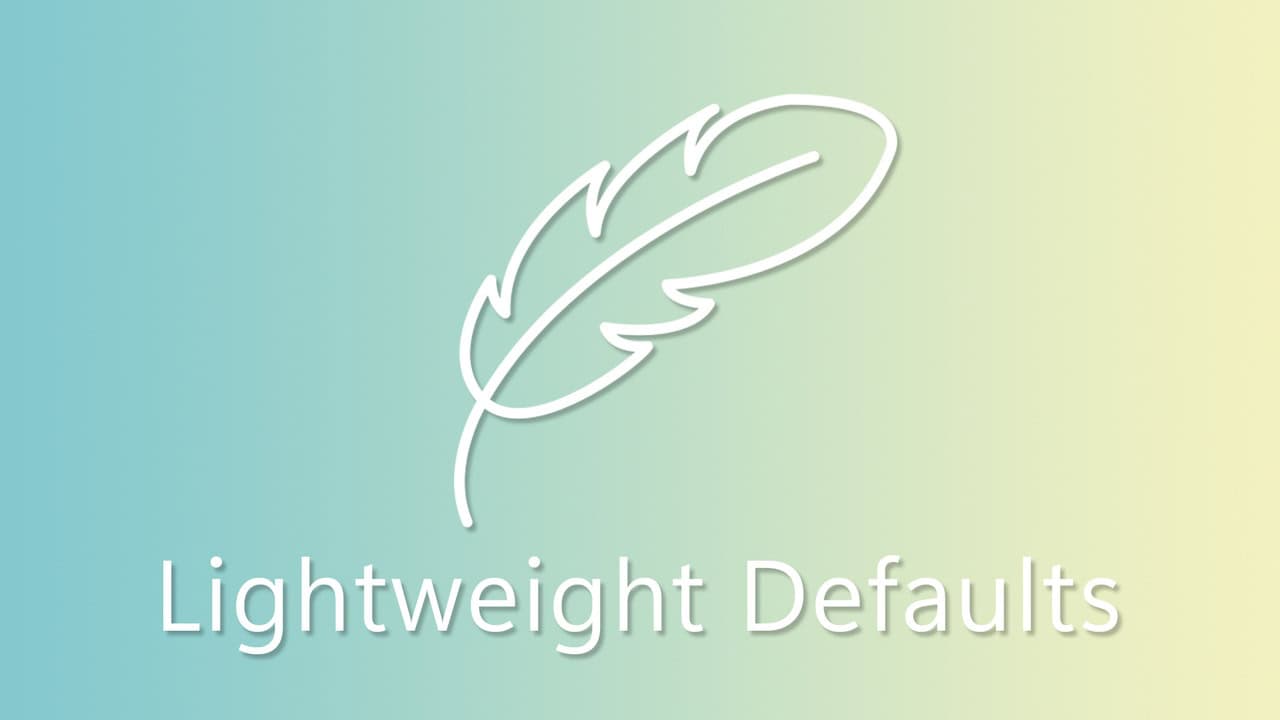 Lightweight Defaults – 可将编辑器轻量化、让低配机器开发更顺畅的免费 Unreal Engine 5 插件发布！