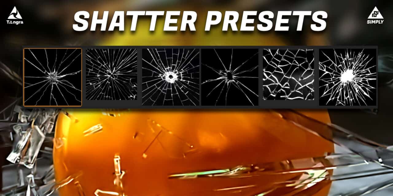 Simply Shatter v1.0 – 物理基础的真实碎裂效果可轻松添加的 Blender 插件登场！