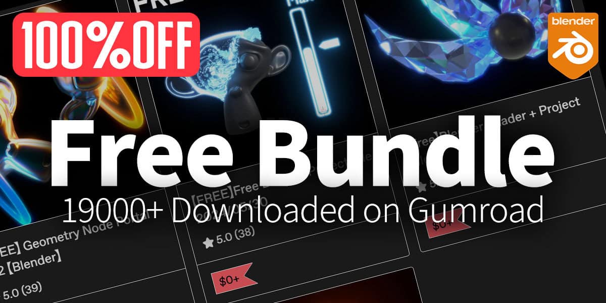 Casey_Sheep Free Bundle – 在 Superhive 上以合集形式公开的用于 Blender 的 5 个着色器与 GeometryNodes 资产！
