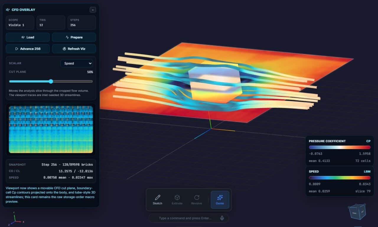 WebCAD | 搭载 FEA＆CFD＆热分析＆装配功能＆AI 활용功能等、可在浏览器上运行的 3D CAD 应用！