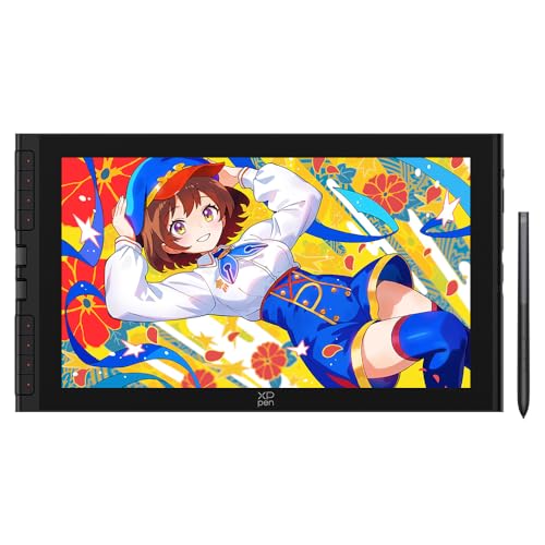 XPPen Artist 163rd 液タブ X4チップ搭載ペン 液晶ペンタブレット 15.4インチ 8ショートカットキー イラス...