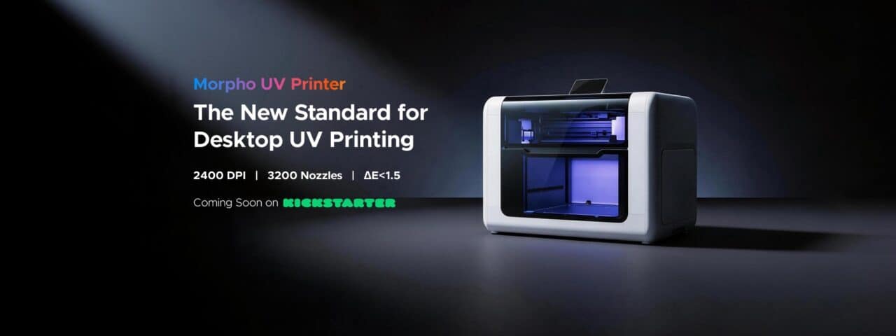 Morpho UV Printer | 以高精细度为卖点的桌面级UV打印机！预计将在Kickstarter亮相！