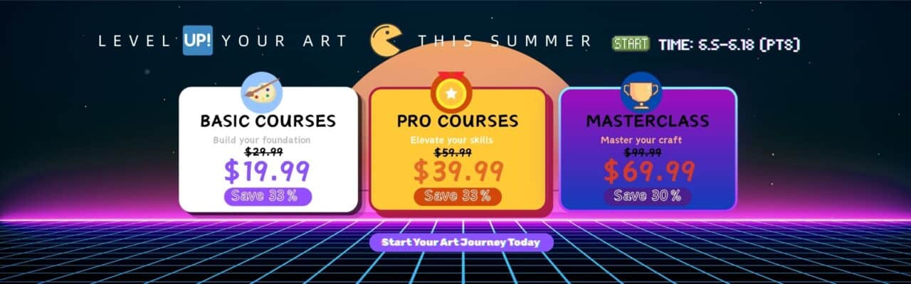 【PR】Wingfox Summer Sale 2026 | CG＆数字艺术相关教程服务Wingfox正在举行多门课程7折夏季促销！截至2026年6月19日！