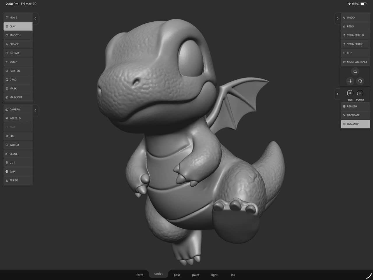 tamga | 从雕刻到绘画、姿势、3D素描和风格化渲染！重视简洁操作性的3D制作工具！Web＆iPad＆Win＆Mac＆Linux