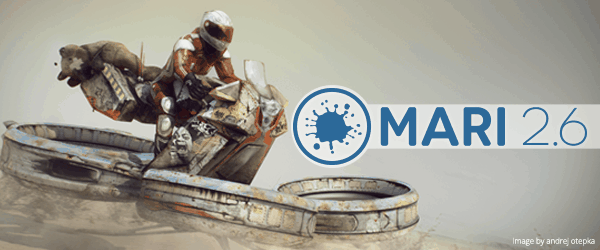 MARI 2.6 – 物理基础着色！支持Alembic！HDR环境照明！映像行业中广泛使用的The Foundry的3D绘画软件！旨在扩大在游戏行业份额的新版本！
