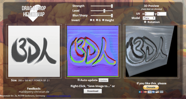 NormalMap-Online – 可在浏览器上拖拽图片并生成法线贴图的 Web 应用登场！