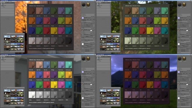 Marmoset Albedo Color Checker – 好好活用吧！由 Toolbag 内部人员制作的 Albedo 色彩检查板贴图！