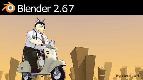 Blender 2.67 发布 – 最强的免费3D软件最新版！新NPR渲染引擎“Freestyle”让2D线条表现大幅强化！