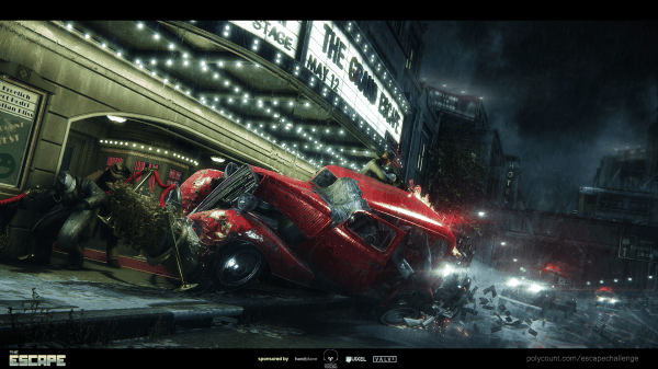 ESCAPE 1st Place Winner – 描绘1930年大恐慌时代追车场景的惊人实时作品！Polycount挑战赛由CryENGINE内部人员夺冠！