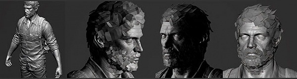 The Last of Us – Character Sculpts – 伤害感太棒了！《The Last of Us》的角色雕刻图像在ZBCentral公开！
