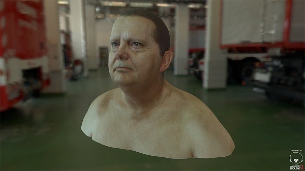 3D DigitalDoubles Head Scan Free Model Toolbag2