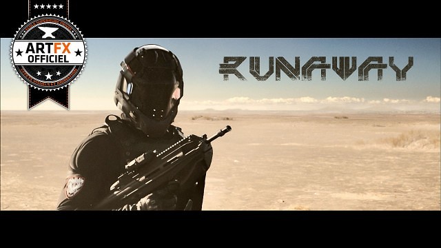 RUNAWAY – 来到小小加油站的大机器！法国CG学校「ArtFx」毕业生制作、还使用实拍的科幻系短片！