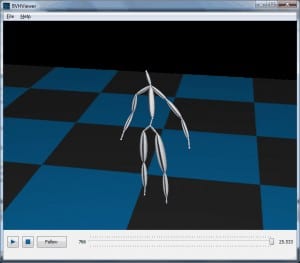 BVHViewer 1.0 – 可确认动作捕捉文件（BVH）的查看器！
