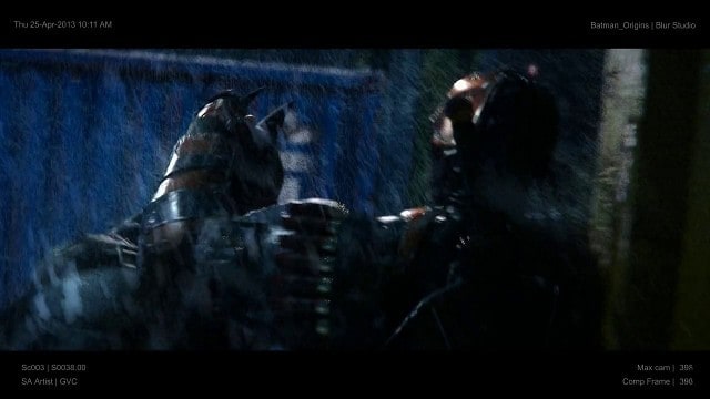 BatmanFX Breakdowns – Blur Studio的FX艺术家带来的《Batman Arkham Origins》CGI预告片精美雪效果VFX分解！