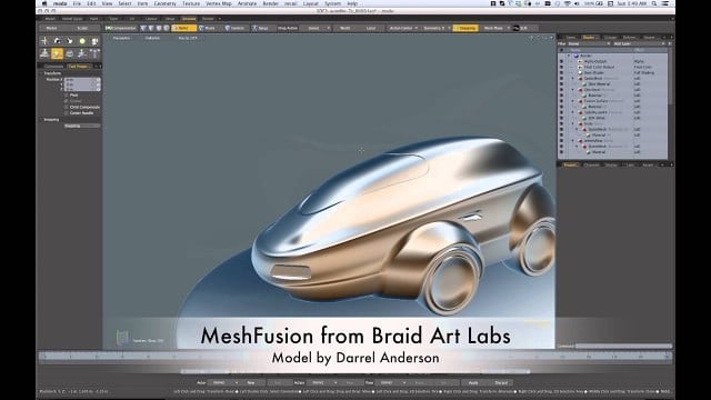 来自 Braid Art Labs 的 SubDFusion – 硬表面就交给它吧！由布尔建模器「GroBoto」开发团队打造的 Modo 建模插件！抢先预览影像！