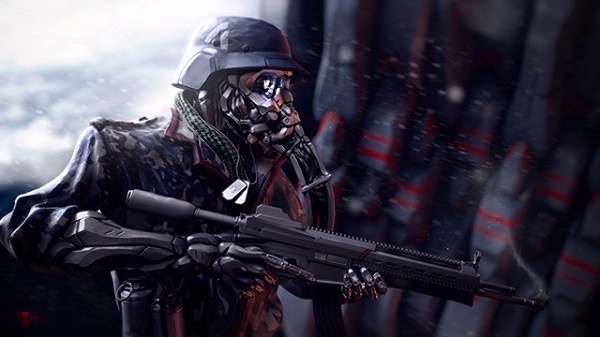 Projekt Valour 的制作——运用 Blender＆Photoshop 制作的机器人士兵制作过程影像！还能下载场景文件！