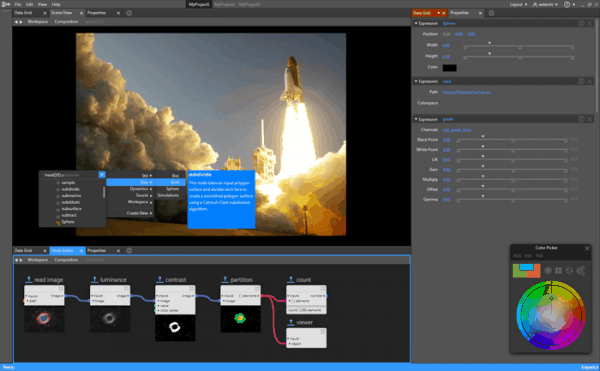 Flowbox FX – 以 CUDA/OpenCL 高速处理为卖点的节点式图像合成软件发布！