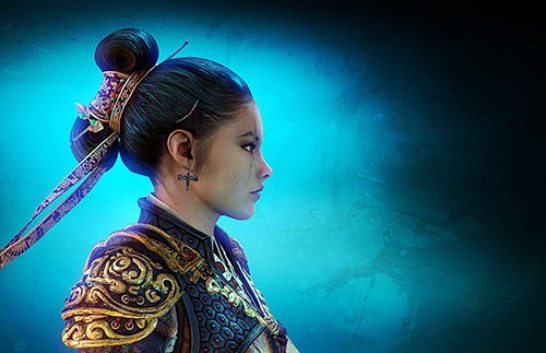 CH1 – Maya 2013.5 中的实时 DX11 曲面细分 – 为实时用途打造的美丽女剑士实时模型！Maya 的曲面细分测试视频！源码数据也在配布中！