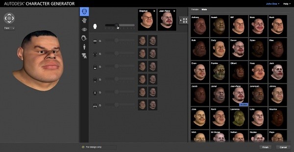 Autodesk Character Generator – 由 Autodesk 开发的基于云的人物模型生成服务正式启动！