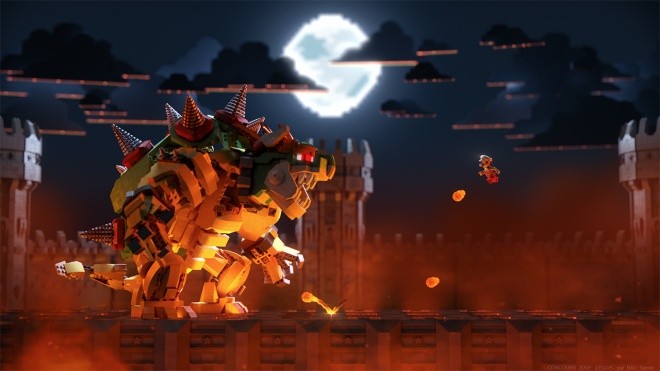 Mario vs Bowser – 乐高表现的“马里奥VS库巴之战”3DVF乐高CG大赛冠军作品！你也来挑战乐高CG吧！
