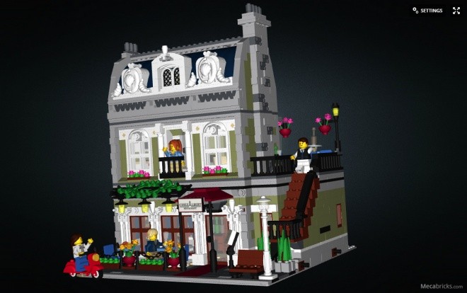 MecaBricks – 在支持 WebGL 的浏览器上运行的在线 LEGO 积木建模软件！创建的数据可导出为 OBJ 或 STL！