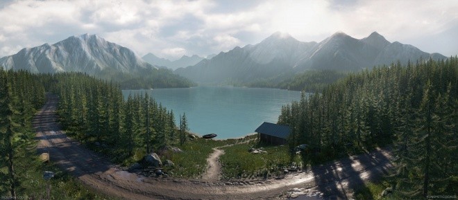 Mountain Lodge – 使用 CryEngine 制作的精美“山间小屋”实时模型影像！