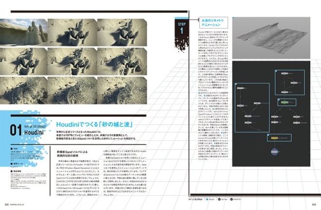 Houdini Houdiniでつくる「砂の城と波」