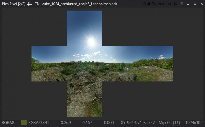 Pico Pixel 0.6.8 – 支持GPU带来的轻快运行，支持DDS、Cubemap、Volume纹理等多种文件的图像查看器软件！