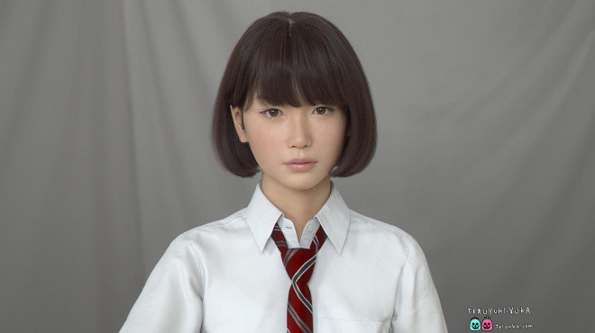 Saya WIP – 简直像实拍！自由职业CG艺术家夫妇石川晃之氏＆友香氏制作的真实CG女性模型！