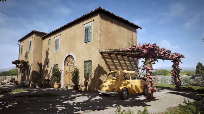 The Vineyard – 想在老年时居住的乡间房子！与以往氛围不同的、由 UE4Arch 制作的实时建筑可视化作品！Funiculi Funicula！