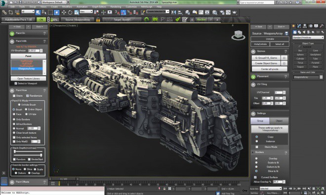 AutoModeller Pro – 可绘制并映射网格组、快速构建复杂细节的 3ds Max 插件太强了！