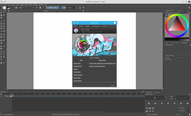 Krita 3.0 pre-alpha – 动画功能大幅强化中的免费高功能2D绘画软件「Krita」！最新预alpha版已发布！还有面向 Win＆Mac＆Linux 的便携版！