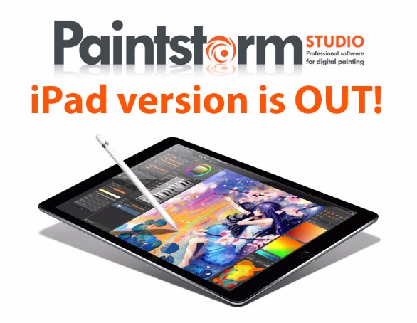 Paintstorm Studio for iPad – 搭载多功能且多样画笔而引发话题的2D绘画软件，期待已久的 iPad 应用版登场！