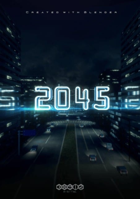 2045 – 中学3年级艺术家“38912 DIGITAL”自学掌握 Blender 打造的短篇影像作品！