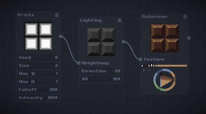 Tilemancer 0.1.0 – 基于节点的像素艺术（点阵图）纹理制作工具！Windows＆Mac
