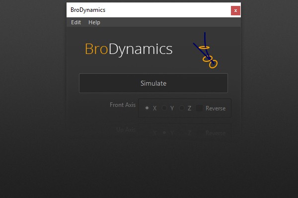 BroDynamics – 摇动物、弹簧控制变得轻松？！可轻松为绑定添加物理运动的面向动画师的 Maya 工具！