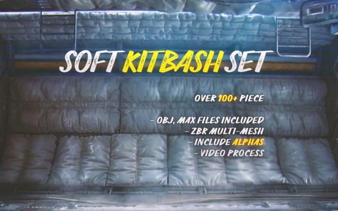 Soft Kitbash Set – 突出硬表面模型的最佳选择！软细节 kitbash 套装现已发售！